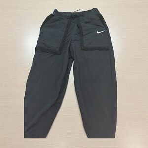 Nike Women's Black Joggers with White Swoosh